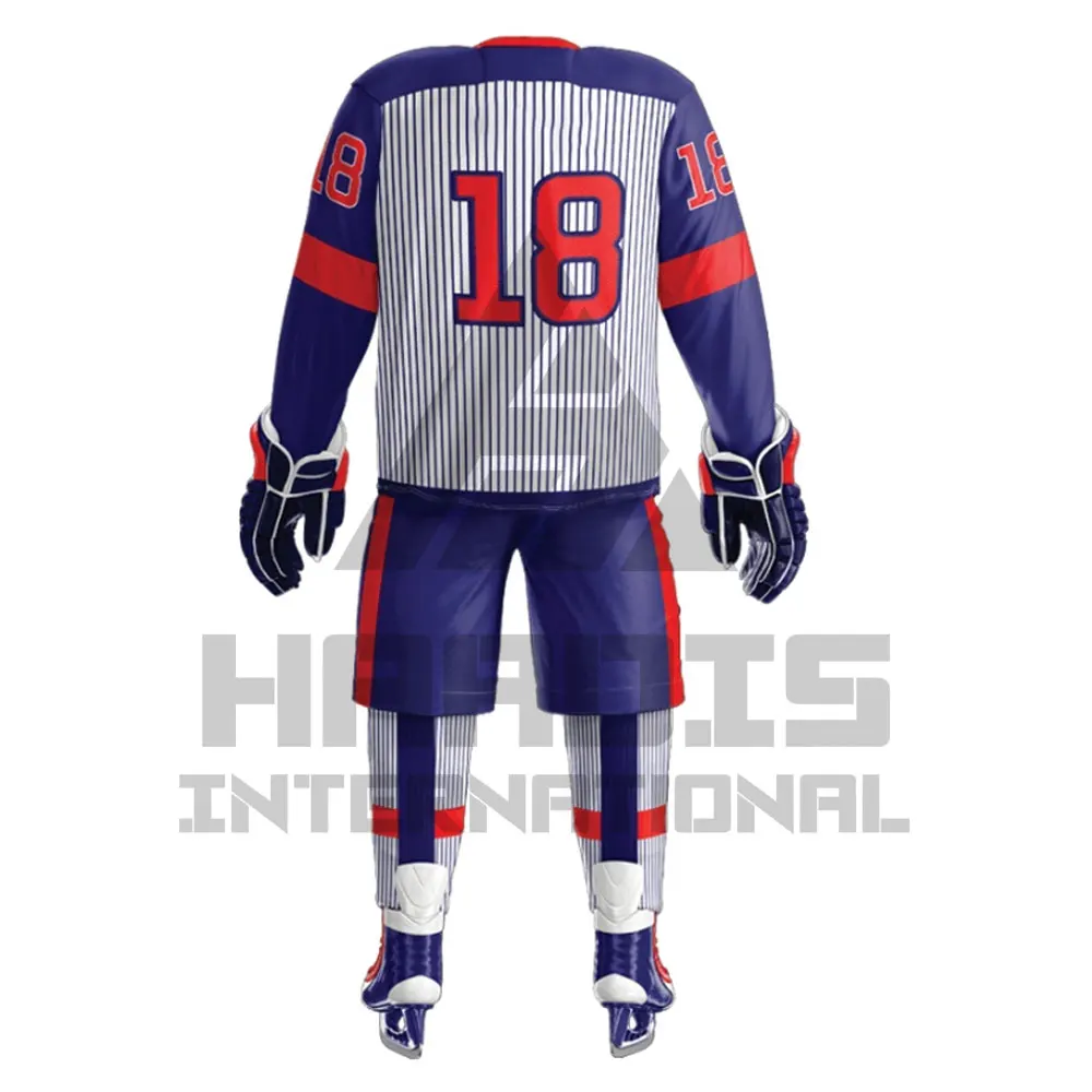 Индивидуальная сублимационная униформа для хоккея с шайбой Высококачественная Мужская