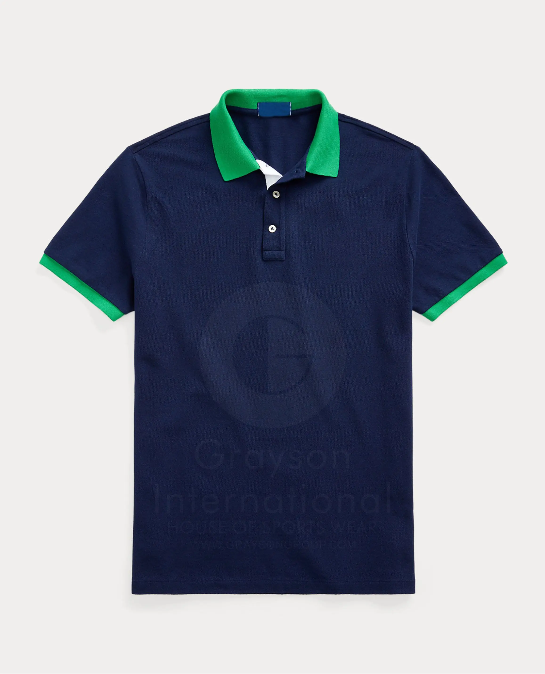 Новый новейший дизайн низкая цена популярная летняя хлопковая рубашка поло из полиэстера от Grayson International