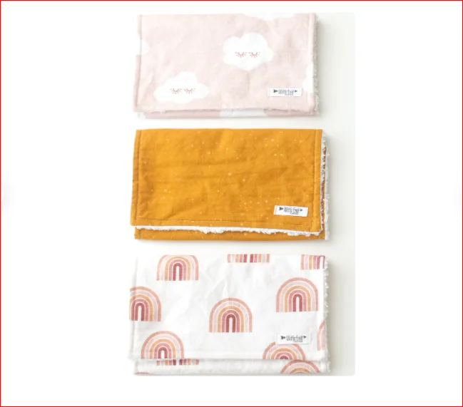  Белый Ультра впитывающие детские слюнявчики