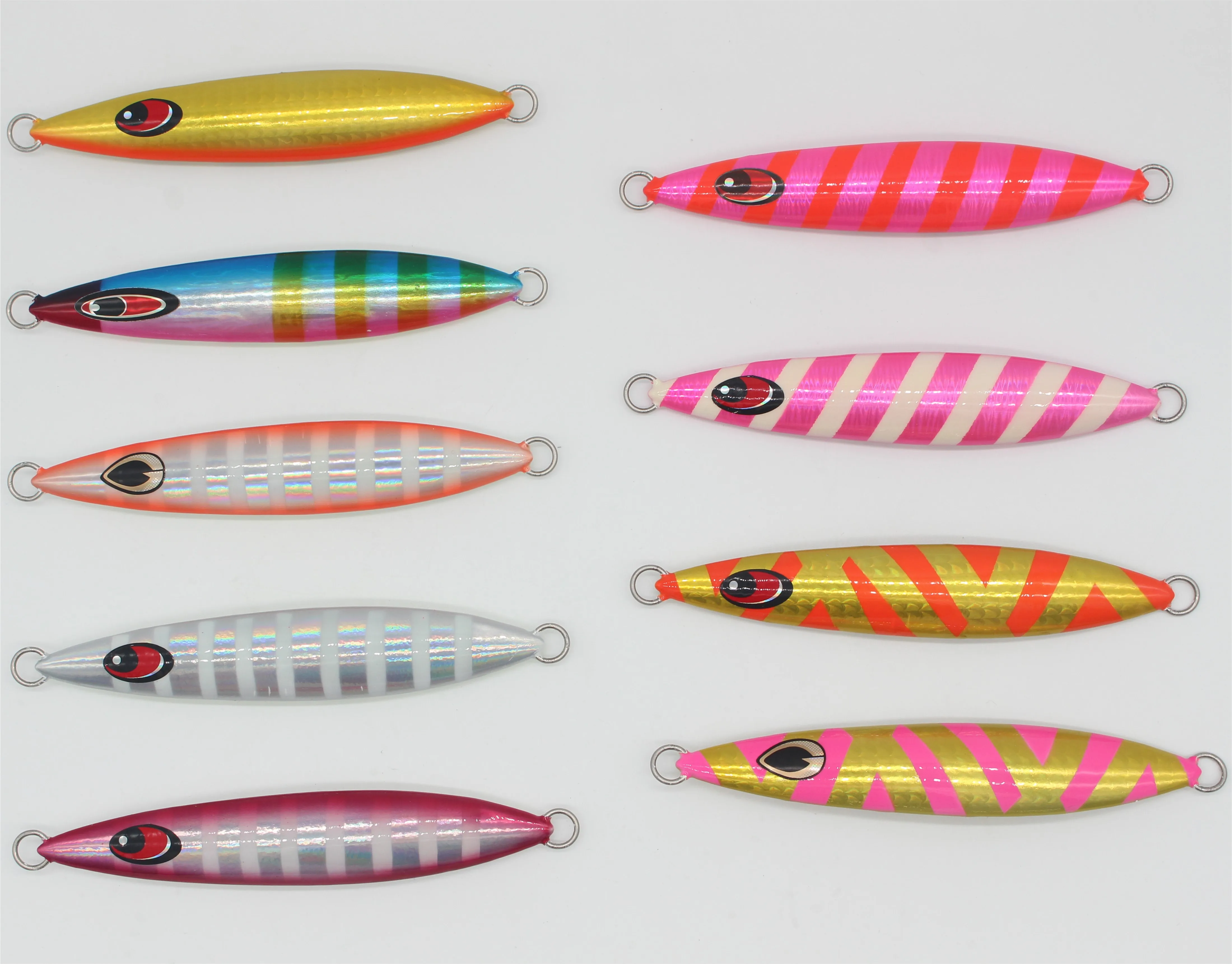 60g 80g 100g 120g 150g 180g 200g 260g 300g 350g 400g  Multi Color UV finish Slow Jigging Lure