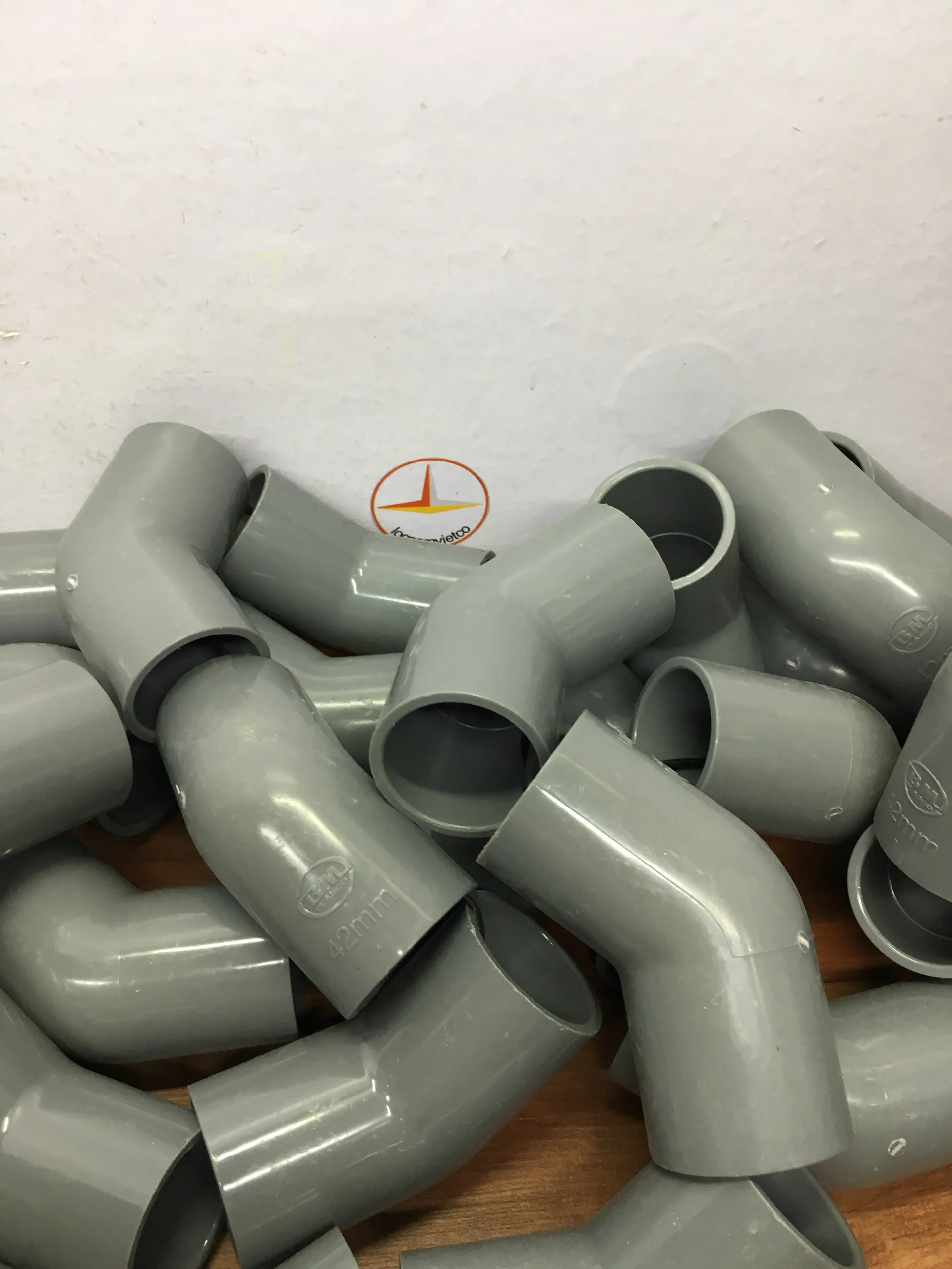 
45 o elbow PVC plastic fitting BM (1/2