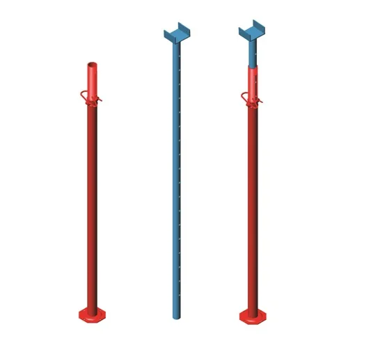 Регулируемая телескопическая опора-конструкция под опалубку