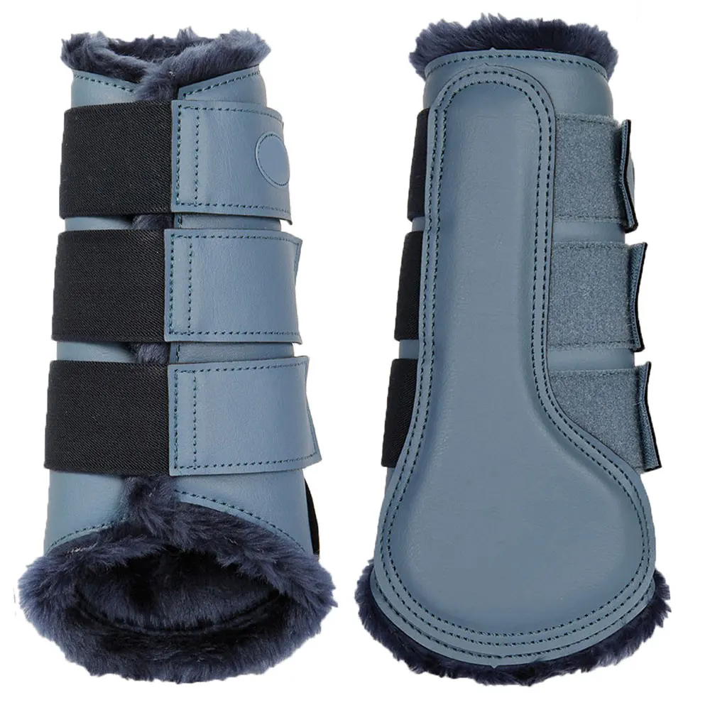 Light Weight Leg Protection Leather Horse Tendon Boots