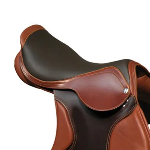 
High Quality Horse Racing Saddles Pure Leather Bates Advanta Saddle 