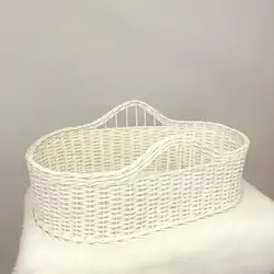 Eco- Baby Handmade Sleeping Bed Pod Wicker Rattan Baby Mose Basket Crib