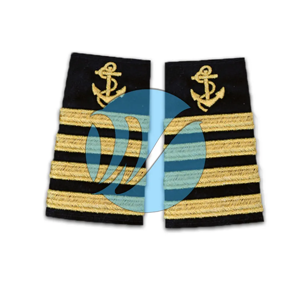 Custom Made Pilot Uniform Rank  Epaulette Shoulder Board Pilot Shoulder Strap Uniform Epaulette Rank