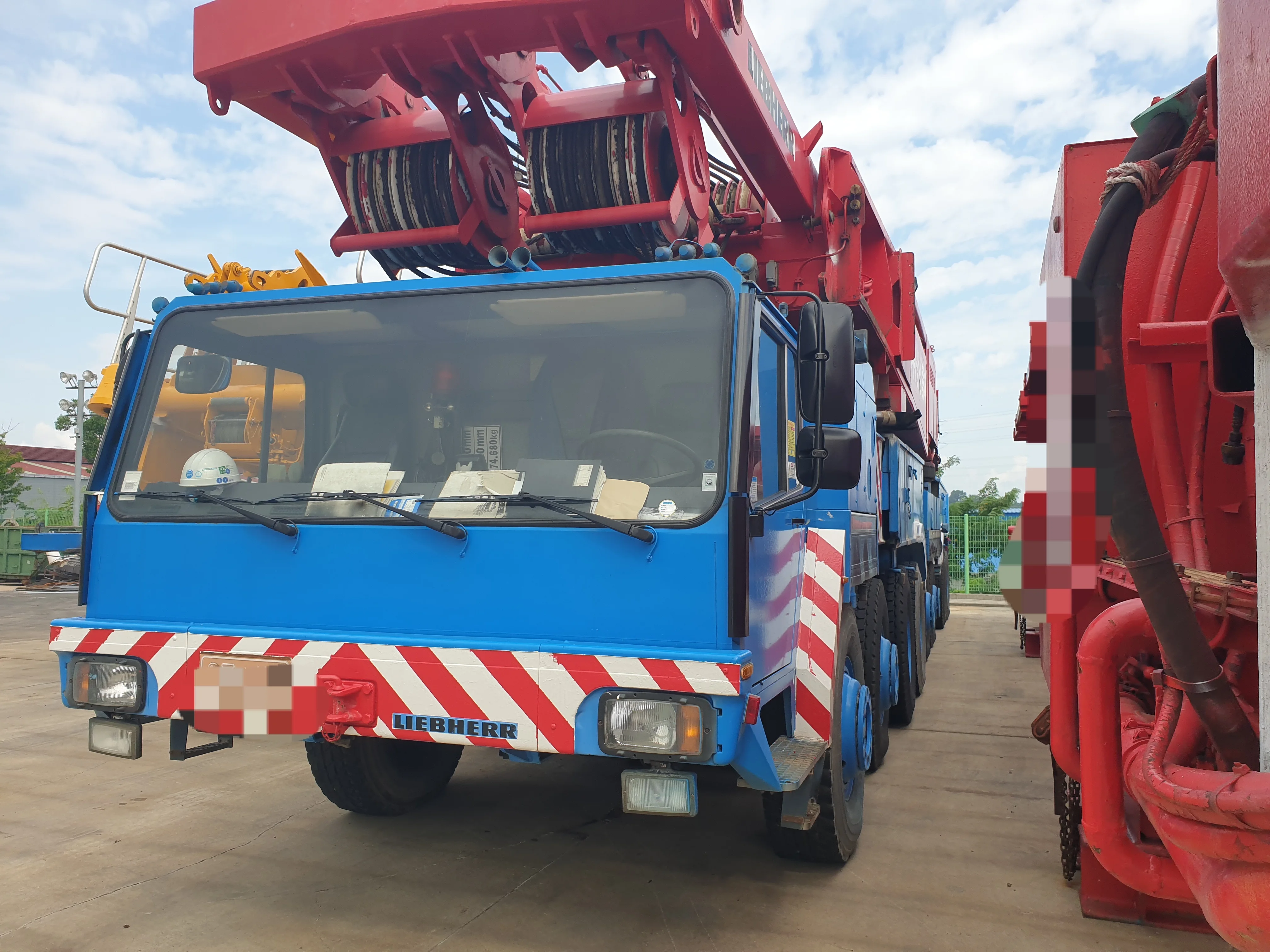 
[ Winwin Used Machinery ] Used Hydraulic Crane Liebherr LTM1800 2000yr For sale 