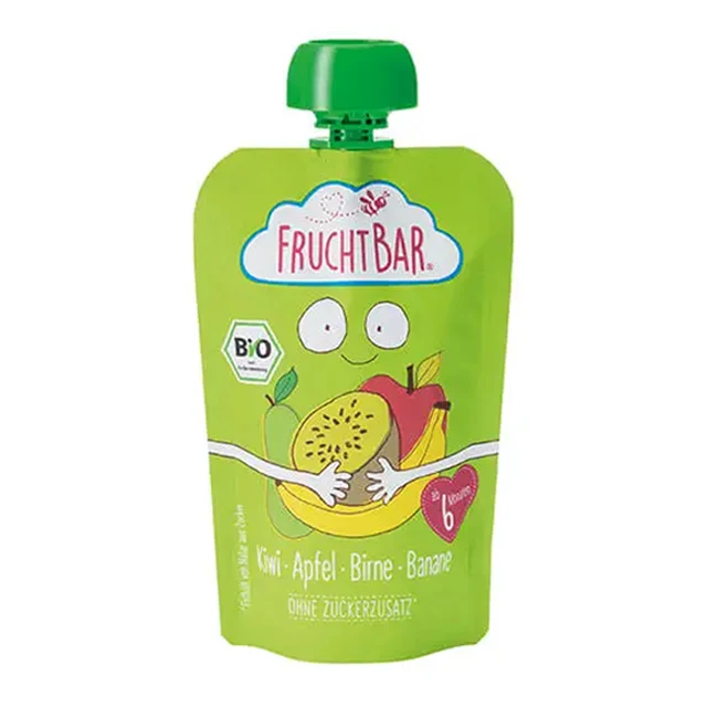 Fruchtbar Organic puree Kiwi-apple-pear-banana baby food porridge 100g