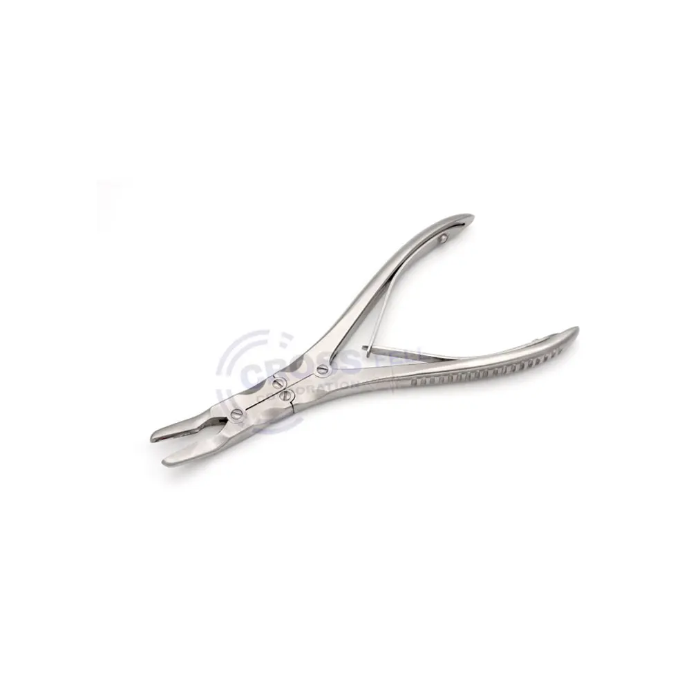 Pakistan Manufacture Ruskin Rongeur Forceps Straight Double Action Bone Cutting Rongeurs