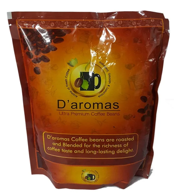 
 Жареные кофейные зерна и нежареные зеленые кофейные зерна  