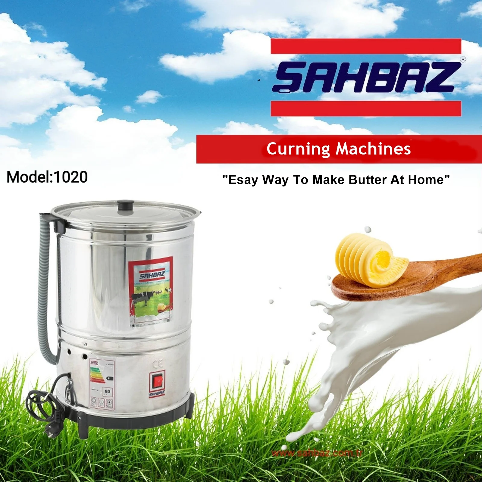 Butter Churning Machine with Best Quality 35 Lt