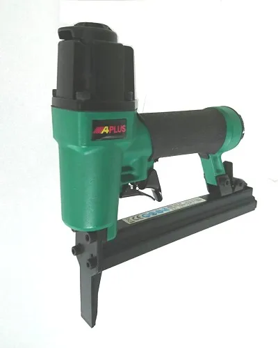 APLUS  72/16LN, 16mm , 12.7mm crown, 50mm LONG NOSE,Double trigger for safety, furniture air staple gun