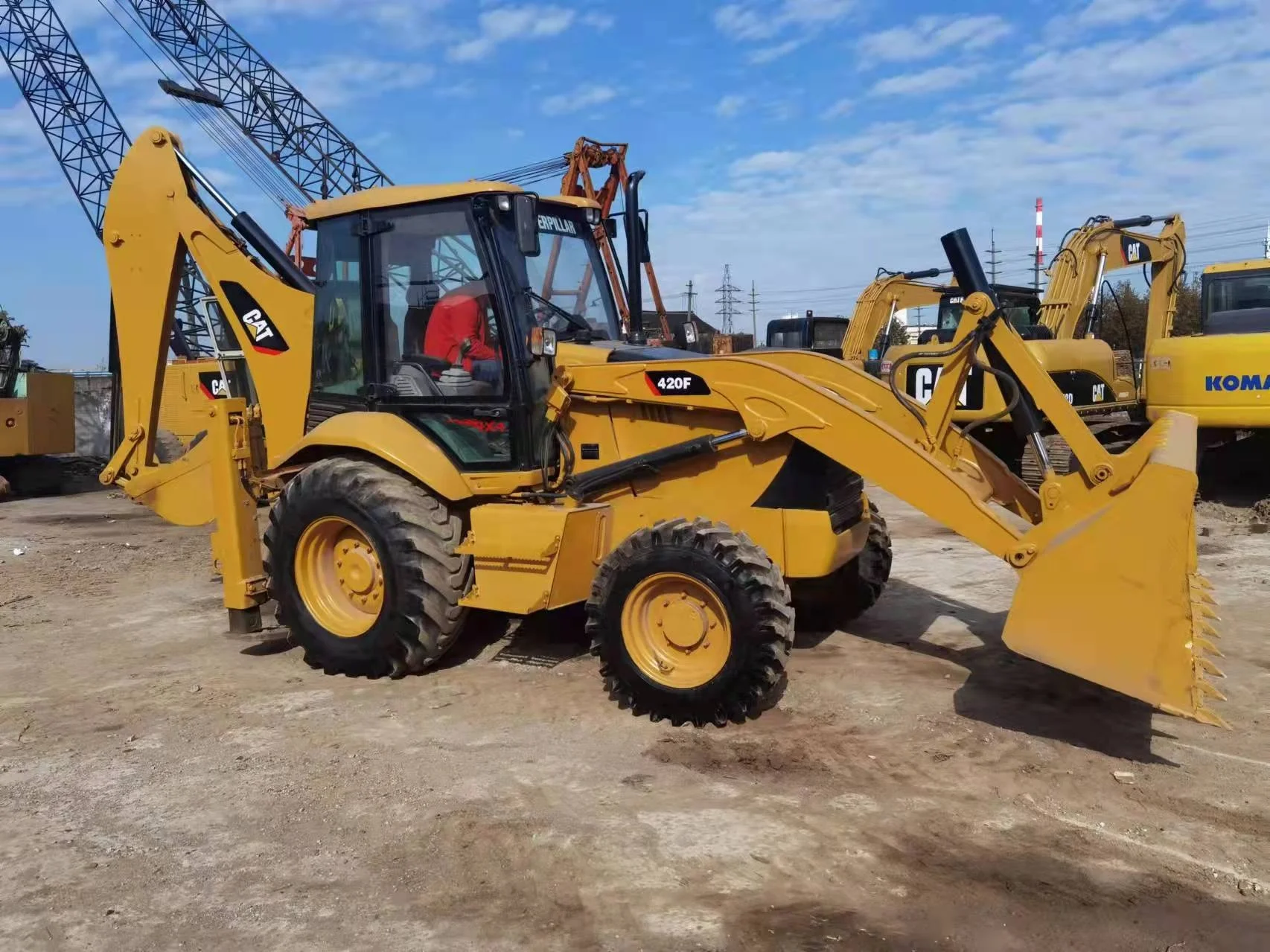 High quality Import used CAT Backhoe loader CAT420f CAT430F CAT416E CAT432D CAT428D  in shanghai