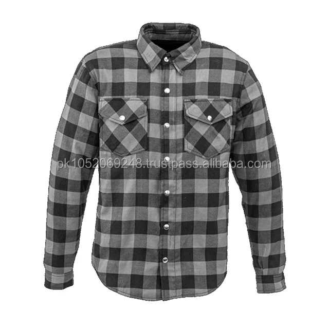 Motorcycle Flannel Riding Shirt/Motorcycle Flannel Riding Protective Shirt