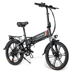 Poland EU Warehouse Aluminum Alloy Folding Foldable Fat E-bicycle E-bike Electric Bike 350W 48V Max Speed Power