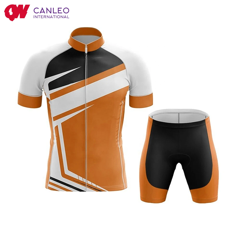 Custom Bike Clothing Sublimation Cycling Jersey Cycling Bib Shorts Suit best price high quality custom design cycling set