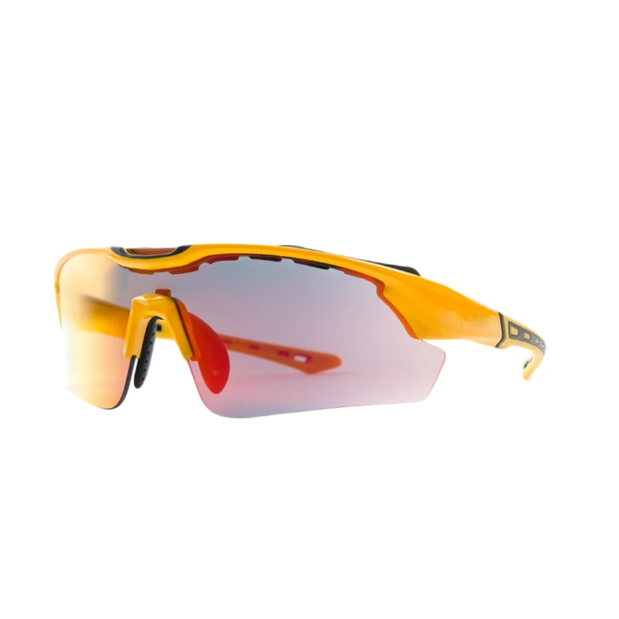 Borjye J121B Wholesale adult one piece blue lens outdoor biking glasses