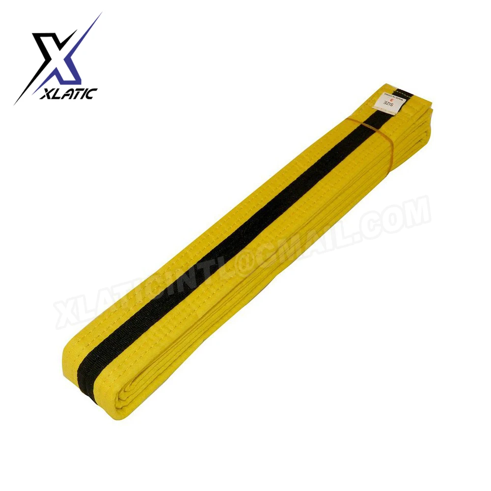 Hot sale custom designs with logo  multicolor martial arts black belt taekwondo judo karate belts