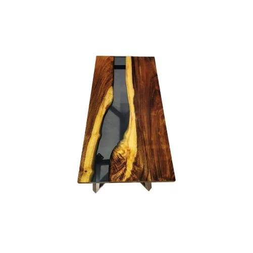 Высококачественный обеденный стол из эпоксидной смолы дерева акации