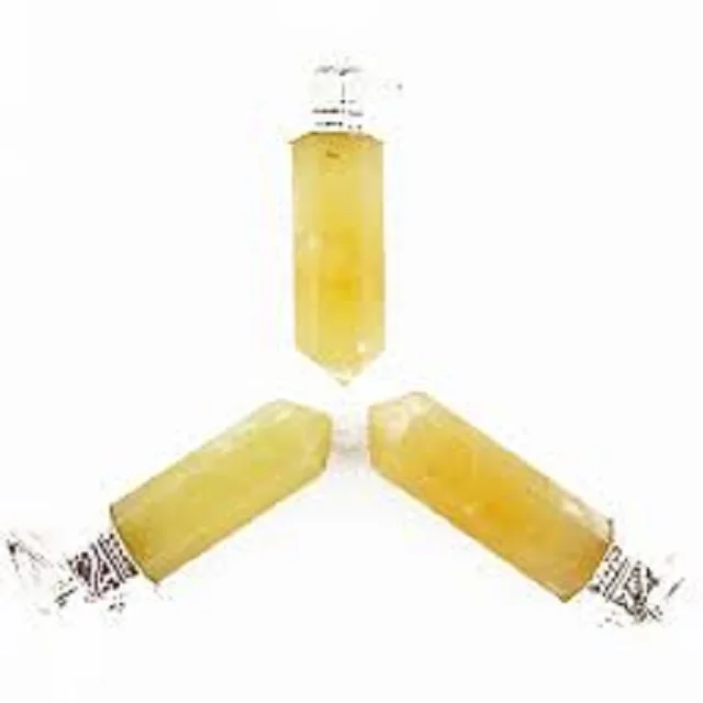 Natural Yellow Aventurine Pencil Pendants Wholesale Pencil Pendants Crystals Pendants Buy From Navazish Agate Export