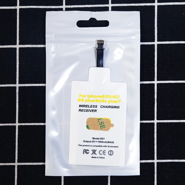 
Settpower fast Charging Qi Wireless Charger Receiver Charging Adapter Receptor for Android Type C phone 