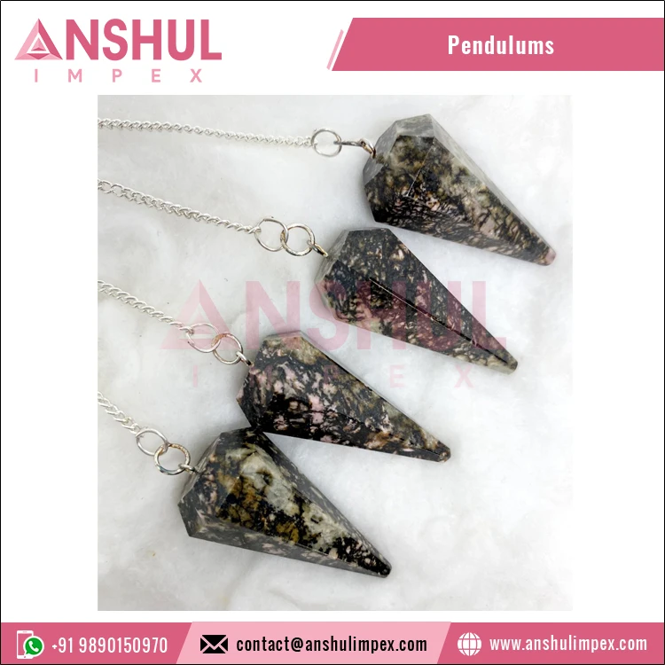 2021 оптовая продажа розовый КВАРЦЕВЫЙ Ограненный маятник розового цвета по конкурентоспособной цене