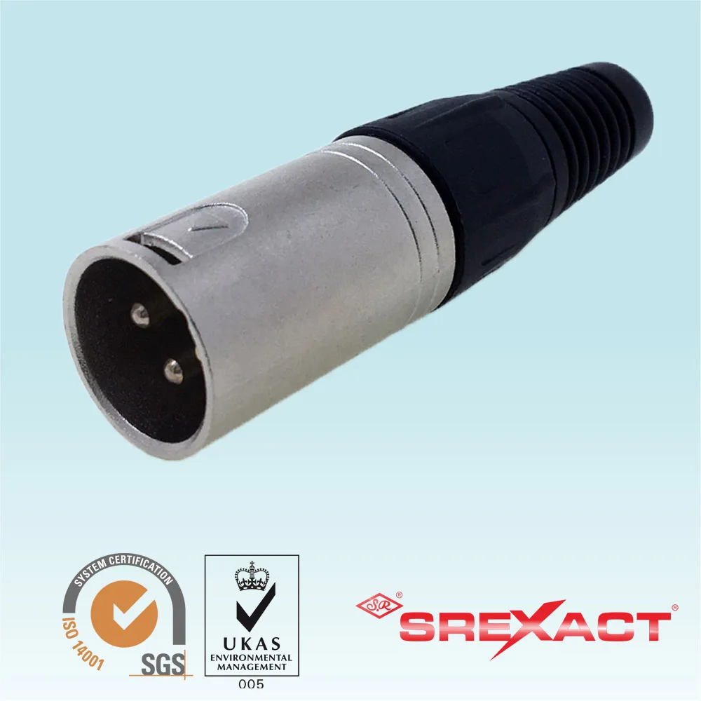 Hot connectors plug xlr male connector 3 pin xlr