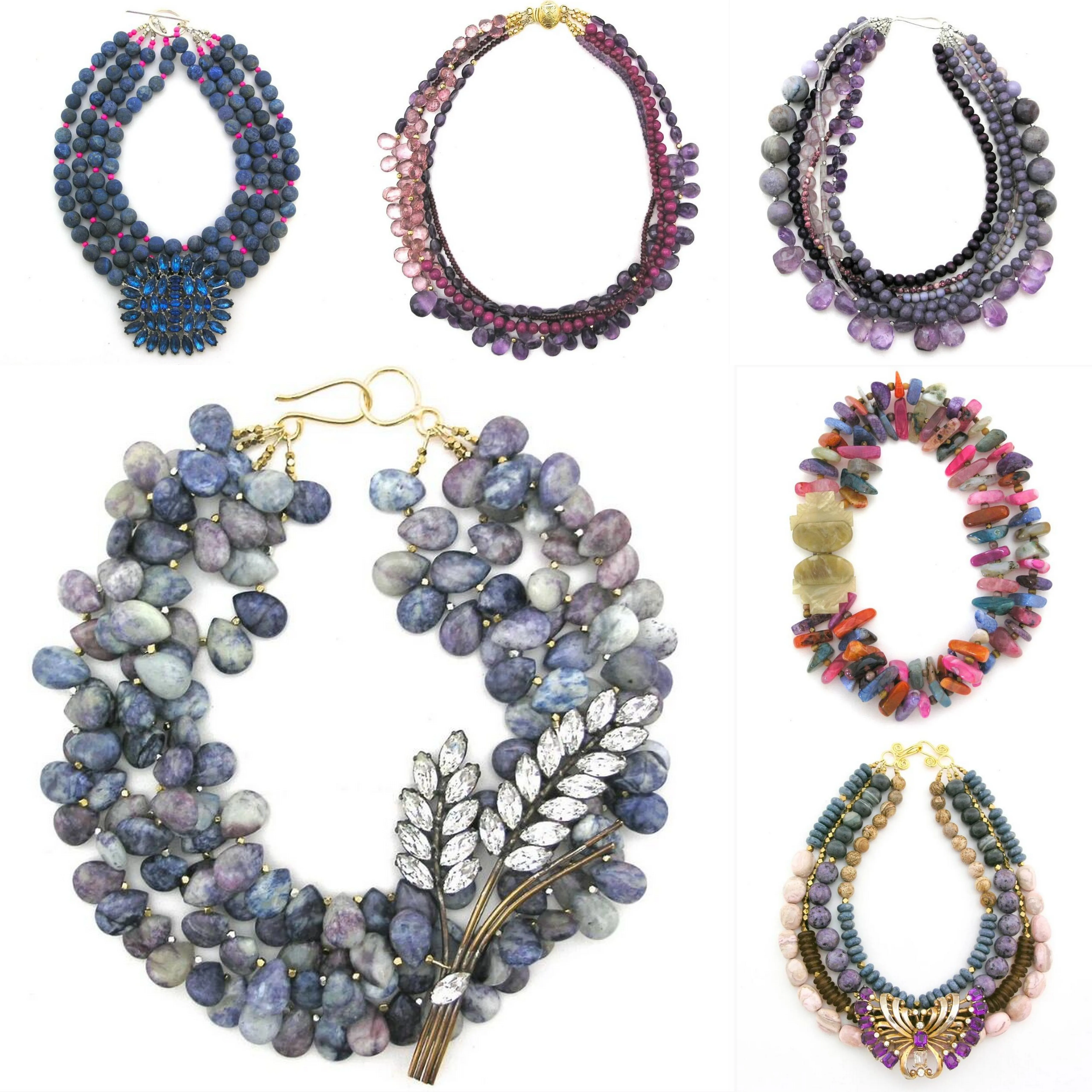 Fine fashion jewelry necklaces