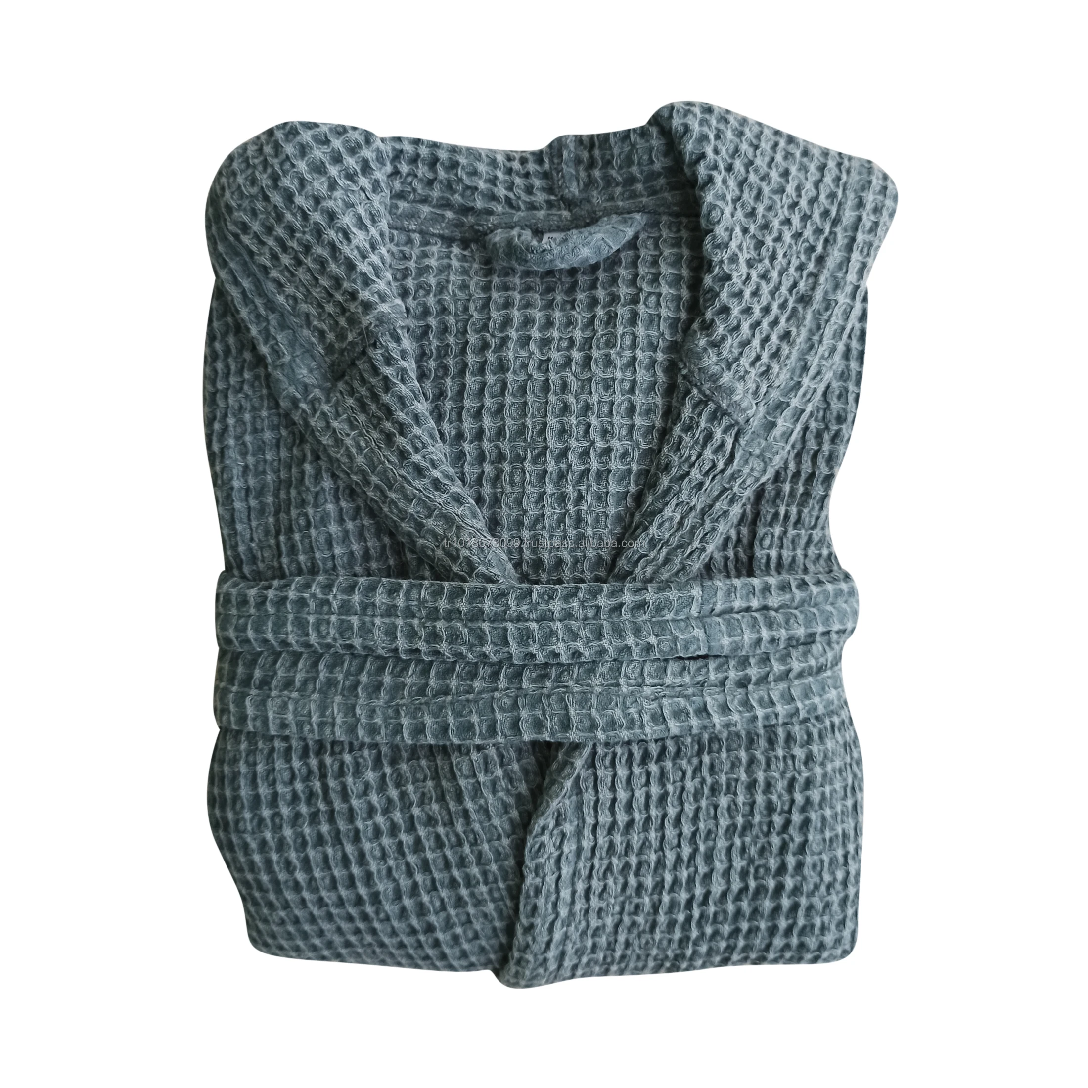 Womens and Mens Cotton Bathrobe Made in Turkey Breathable fabric light weight best seller, Turkish Robes waffle