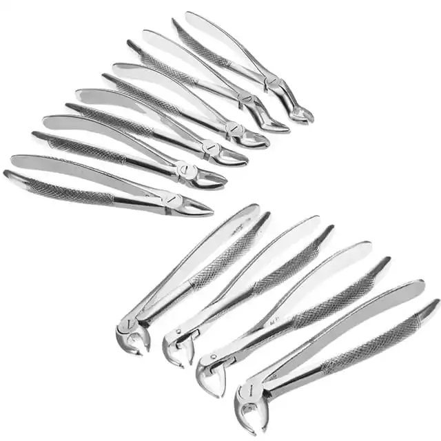 
Dental extraction forceps Medical high quality 10 pcs set dental extractions surgical instruments Adults 