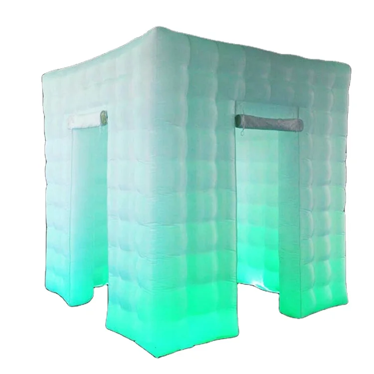 NEW Design Portable Advertising Inflatables Led Tent Photo Booth Inflatable Led Photo Booth Enclosure for Party Event Decoration