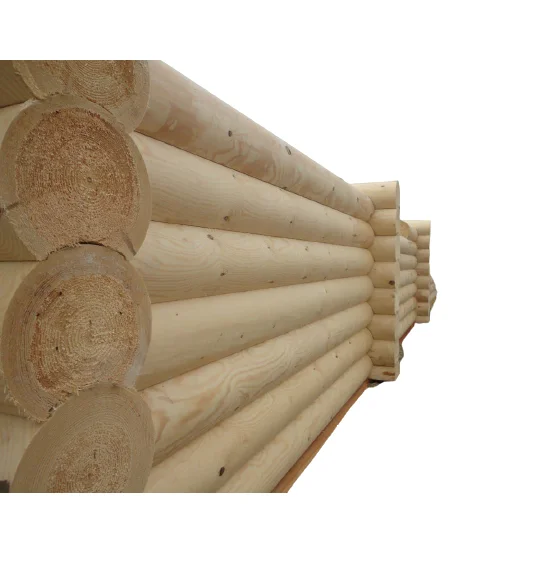 Древесное сырье, деревянные закругленные бревна