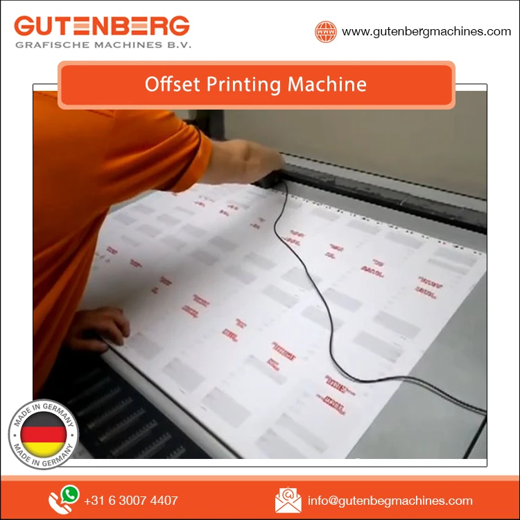 Bulk Selling Exceptional Quality Used Offset Bills Printing Machine for Hotels/Retail Shops