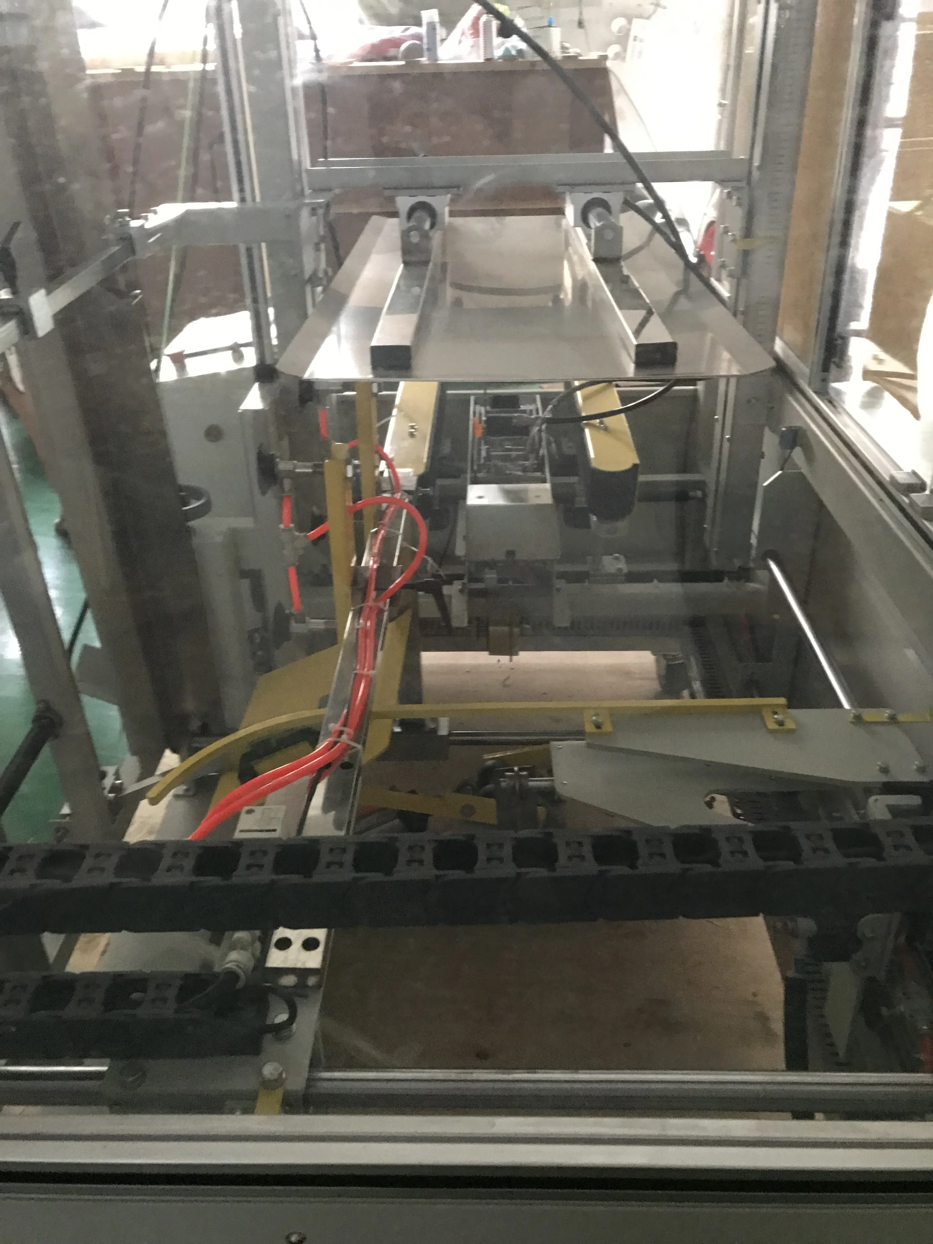 
Carton box Forming and bottom sealing open machine 