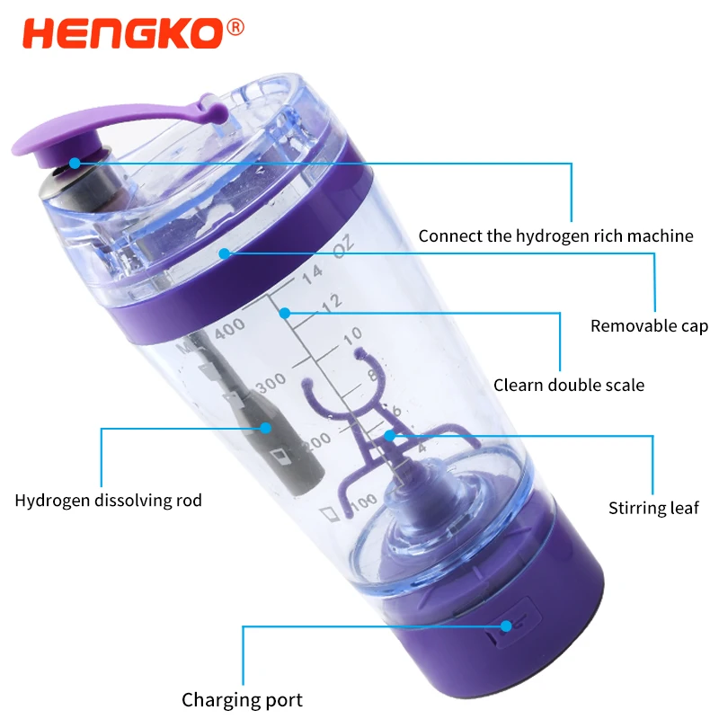 Make Natural Hydrogen Rich Water Electric Automatic Stirring Shaker Bottle Portable Mixing Water Bottle Shaker Vortex Mixer