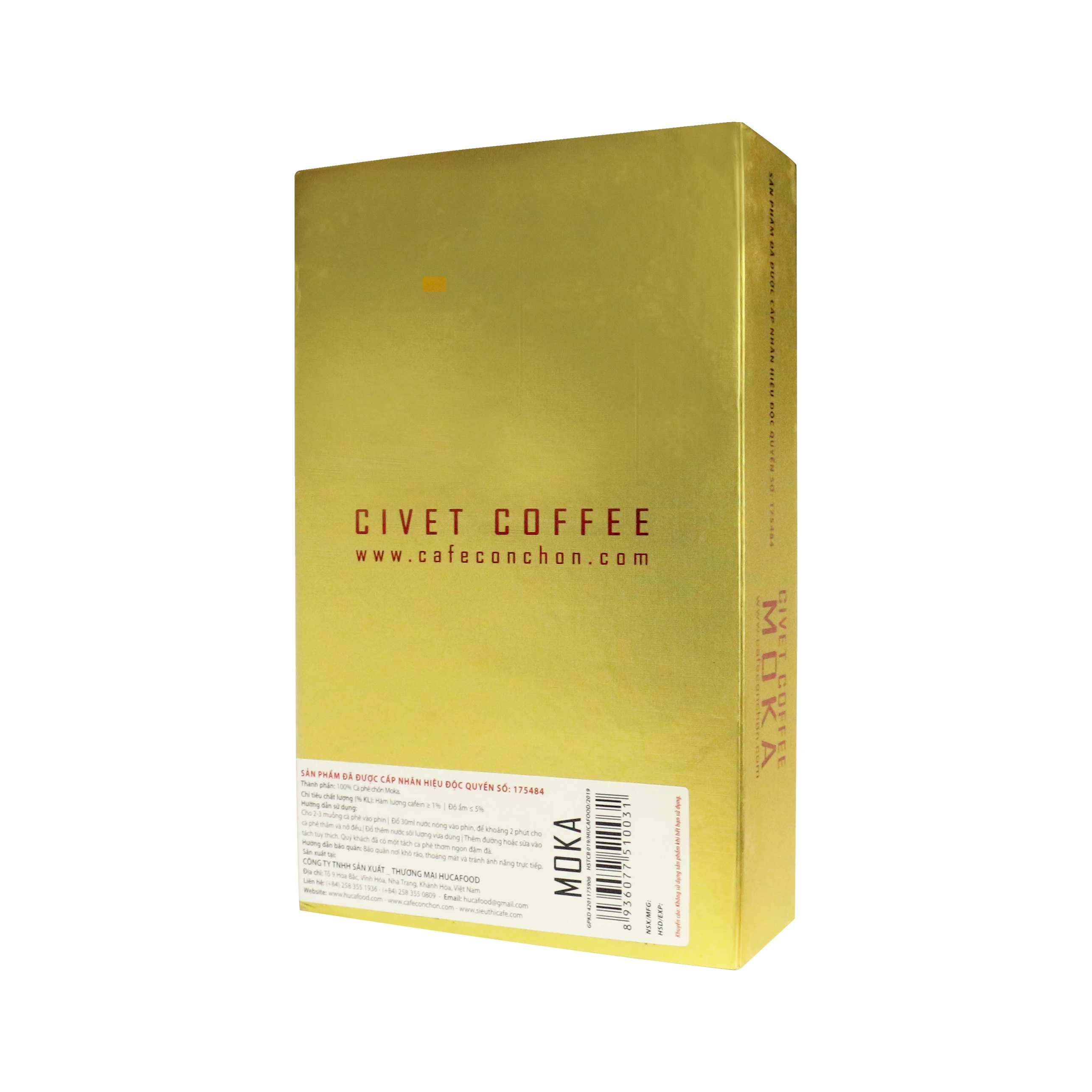 Премиум Мока цивета молотый кофе-средний жареный-Премиум качество из Вьетнама