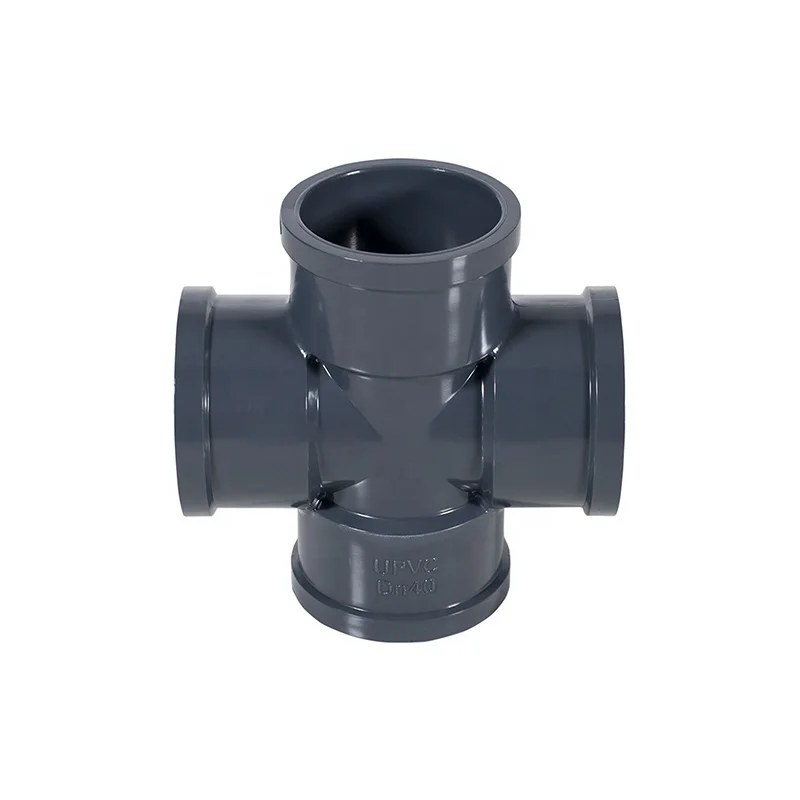 High performance Cross Fitting for Pipes  Pn16 and Pn10 Super Quality Wholesale between DN32 and DN315 cross type fitting