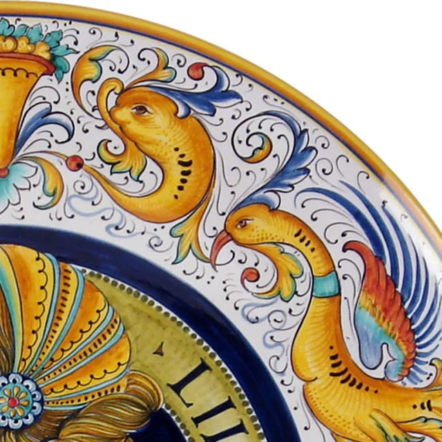 Handmade wall pottery plate woman portrait Italian Renaissance Art Hanging wall decorative ceramic plates