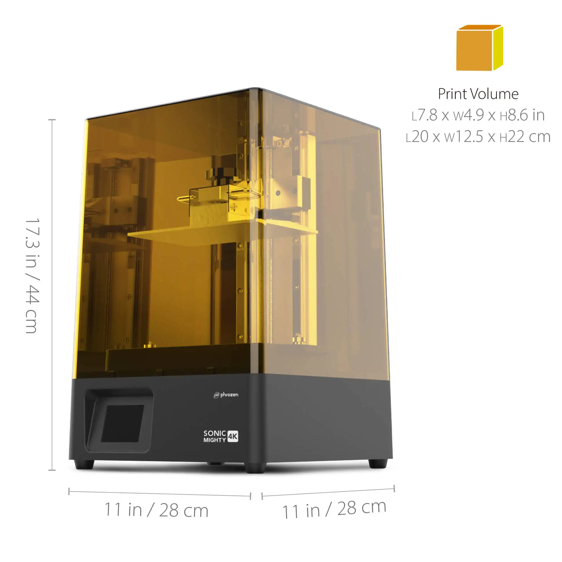 Phrozen 3D printer - Sonic Mighty 4K Large LCD Resin 3D Printer