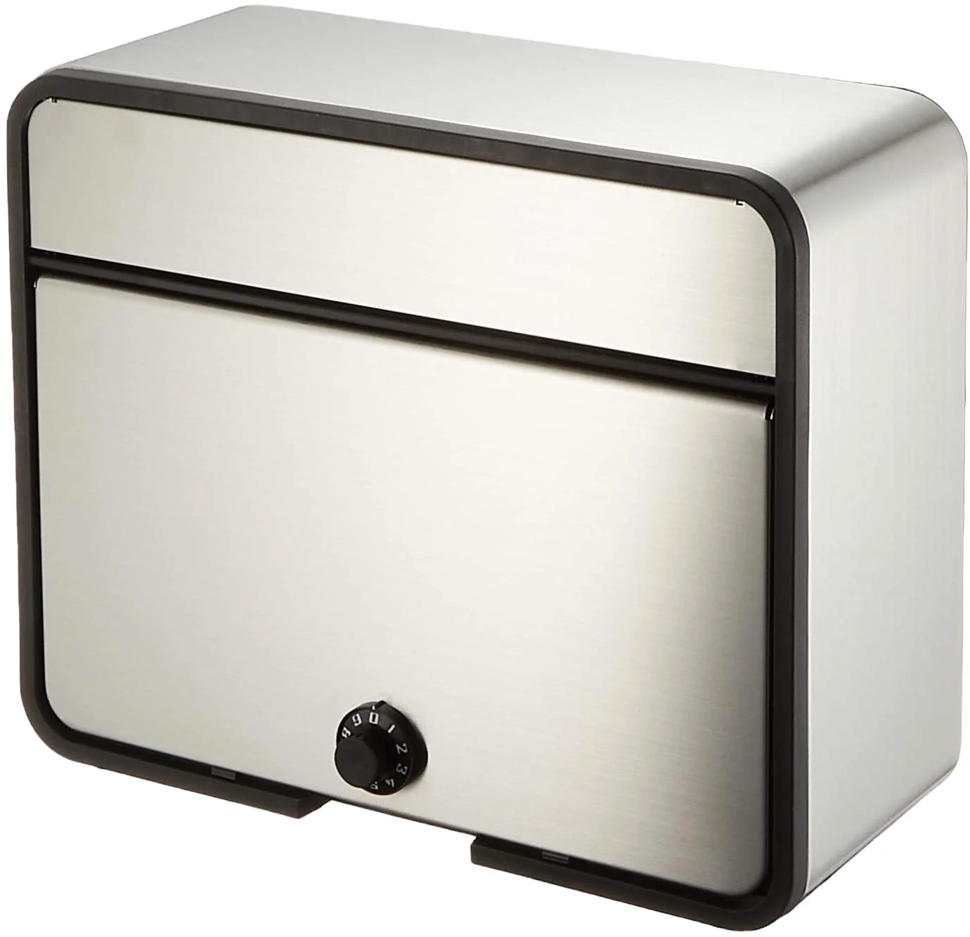 Standard But Modern Design Post Box Letter Newspaper Magazine Large Mailbox Silver Color Lockable Durable Use Weatherproof