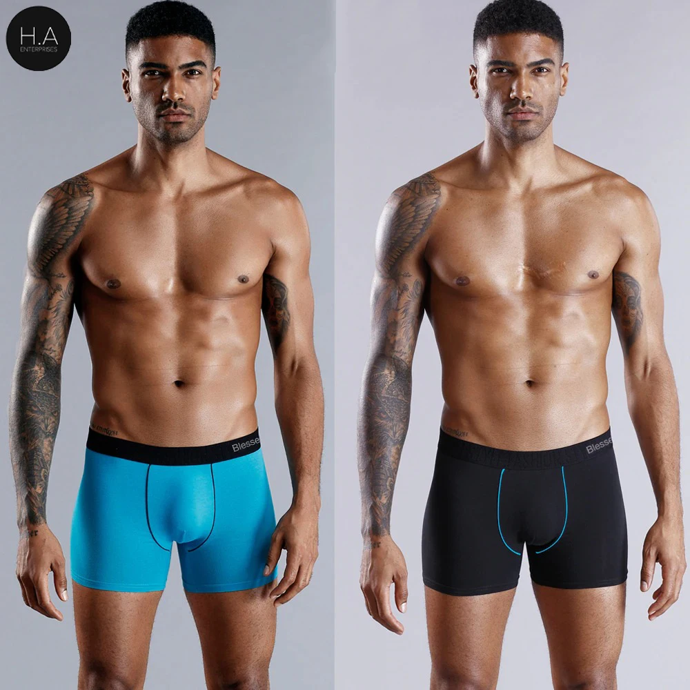 Мужские боксеры мягкие трусы из хлопка нижнее белье для мужчин 2021