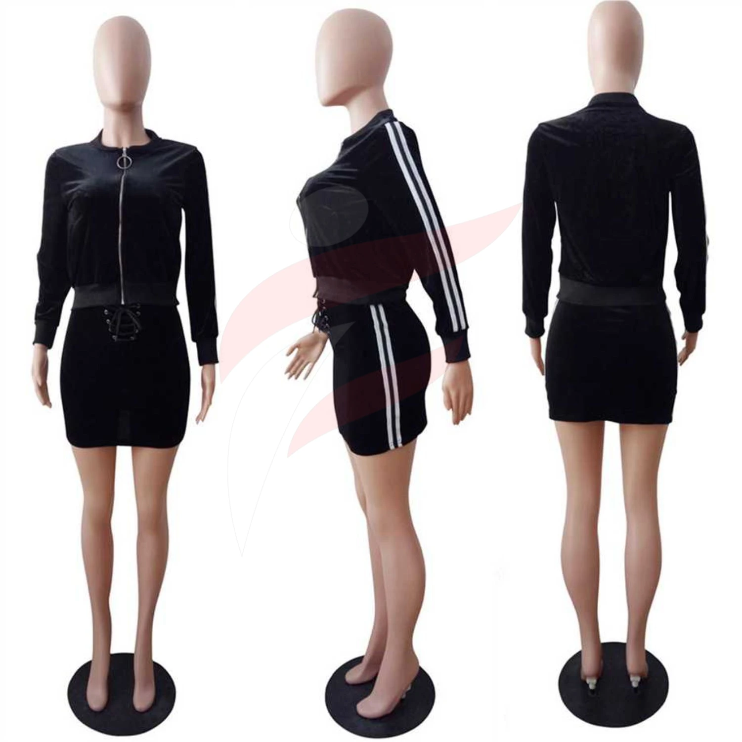 
Velvet Women Casual 2 Piece Set Velvet Ladies Two Pieces Skinny Set Velvet Tops And Shorts Women Two Piece Set 