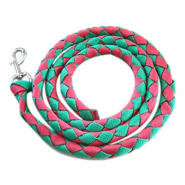 High Breaking Strength Nylon Horse Lead Rope With Snap Link Suppliers