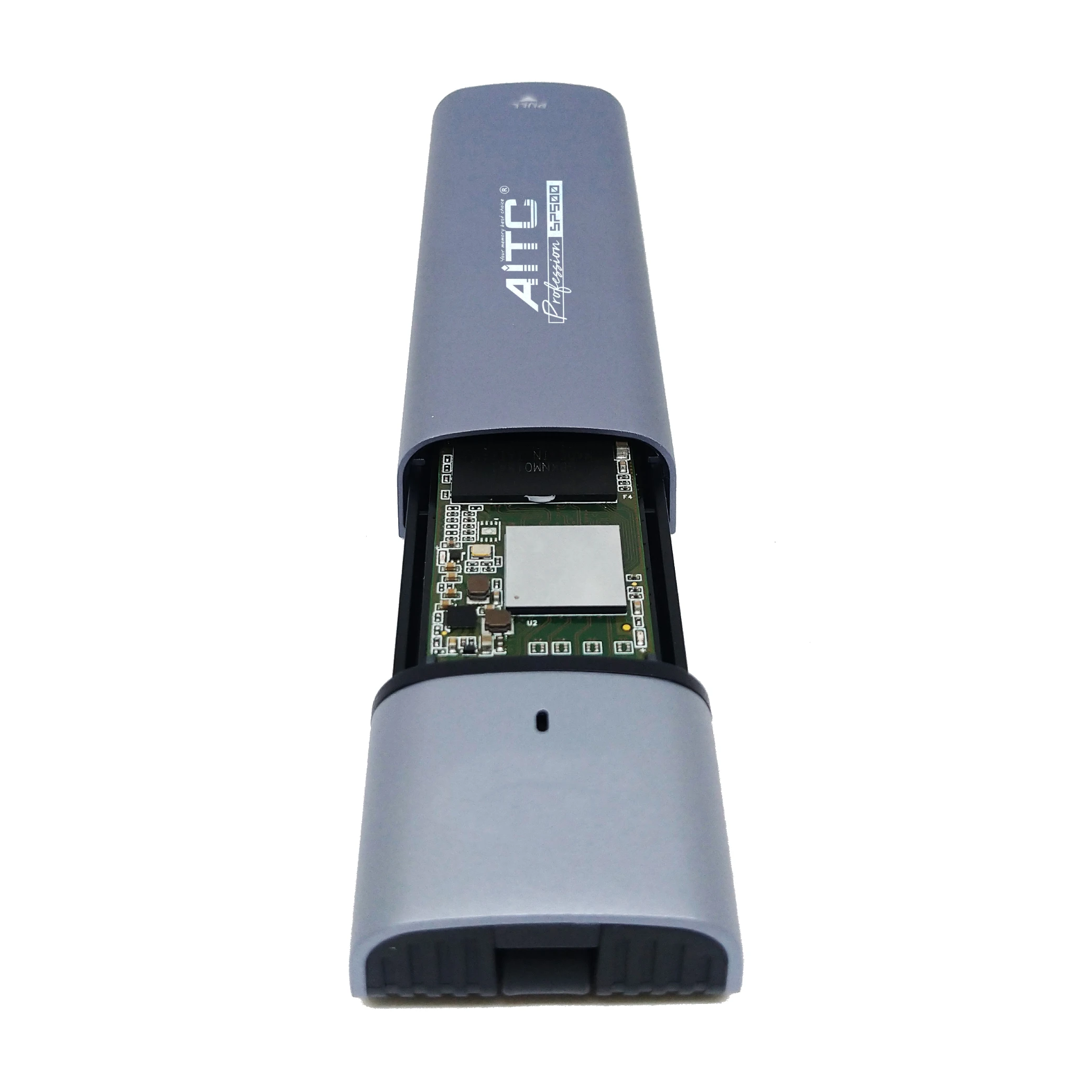 USB Type-C концентратор SSD M.2 NVMe PCIe корпус со встроенным кабелем для