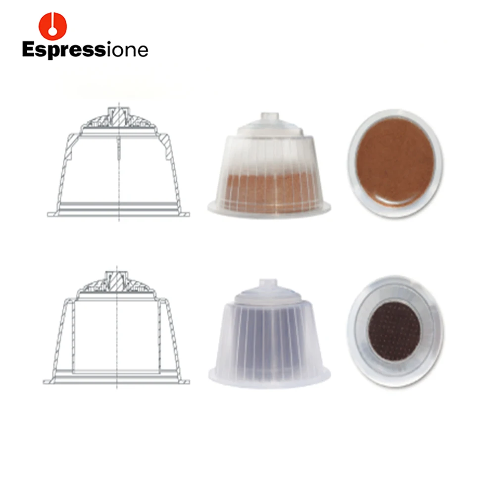Dolce Gusto compatible Empty Capsules made in Italy