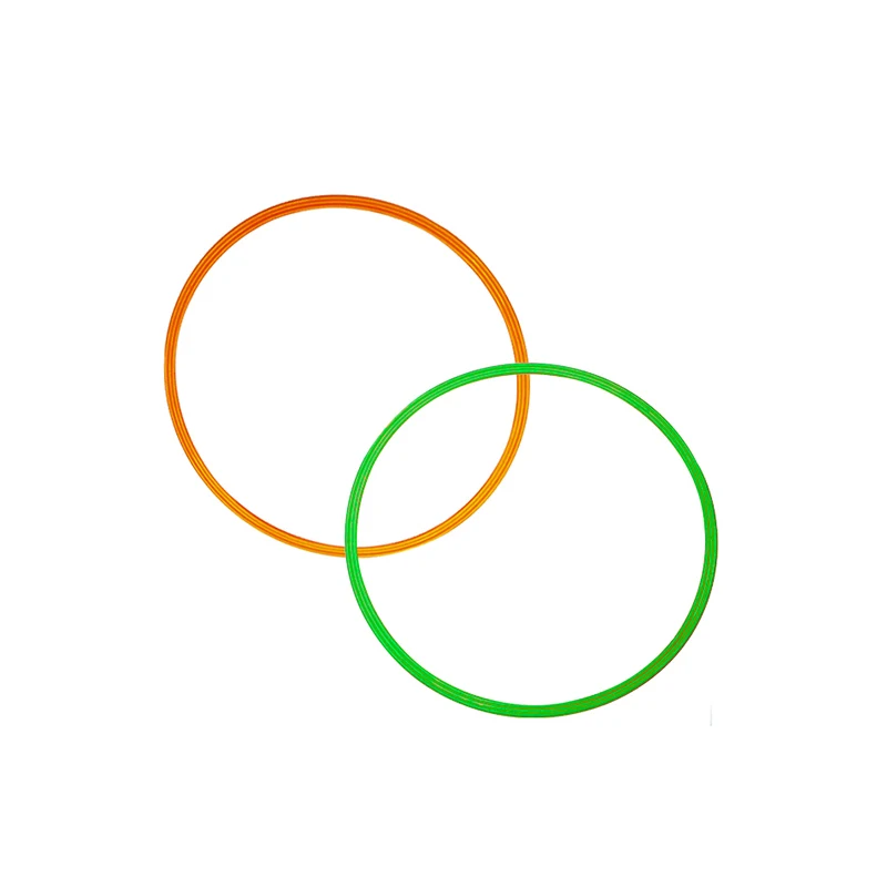 High Quality Colorful 60cm Flat Hula Physical Exercise Indoor Outdoor