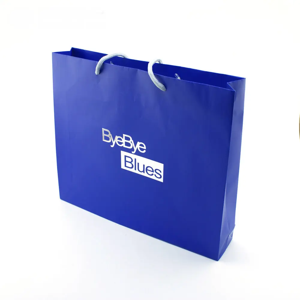 Custom Logo Printed Natural Kraft Paper Bags