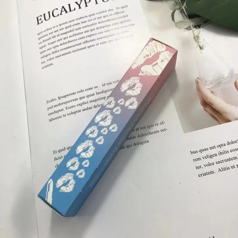 
Hot Sale Luxury lipstick box package Plastic Empty Lipgloss Tube/Container paper package 