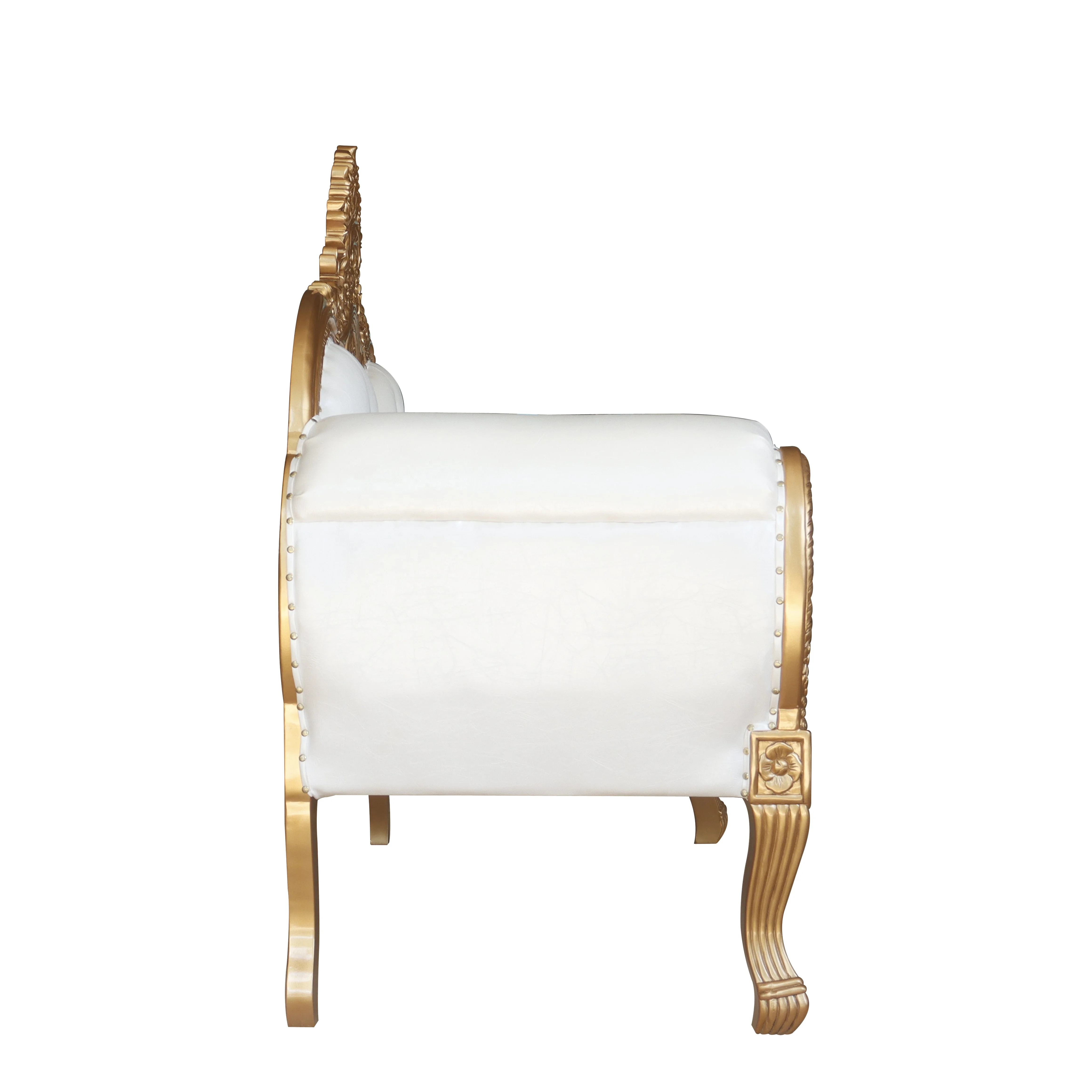 Cheap Antique Living Room Sofas Throne Chairs Hotel Furniture Event Bride and Groom Wedding Chair Home Furniture Traditional