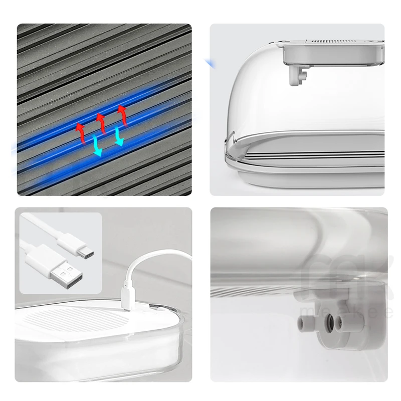 Oxygen ions releasing fast household thawing plate defrosting tray